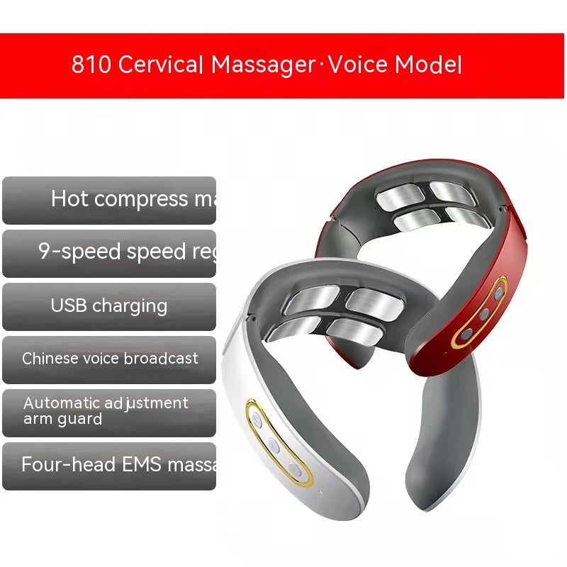 Intelligent Pulse Heating Spine Massage Instrument for Cervical and Back Relief - Teleplus cervical spine massage