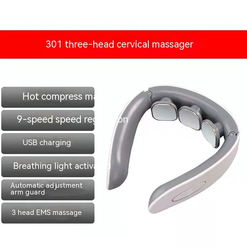 Intelligent Pulse Heating Spine Massage Instrument for Cervical and Back Relief - Teleplus cervical spine massage
