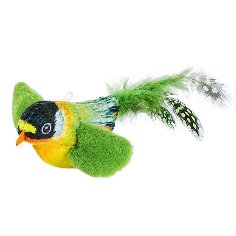 Interactive Bird Cat Toy for Indoor Cats - Telepluscomtr cat toy bird flappy chase
