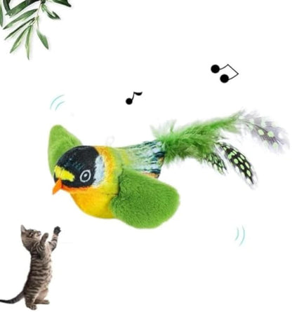 Interactive Bird Cat Toy for Indoor Cats - Telepluscomtr cat toy bird flappy chase