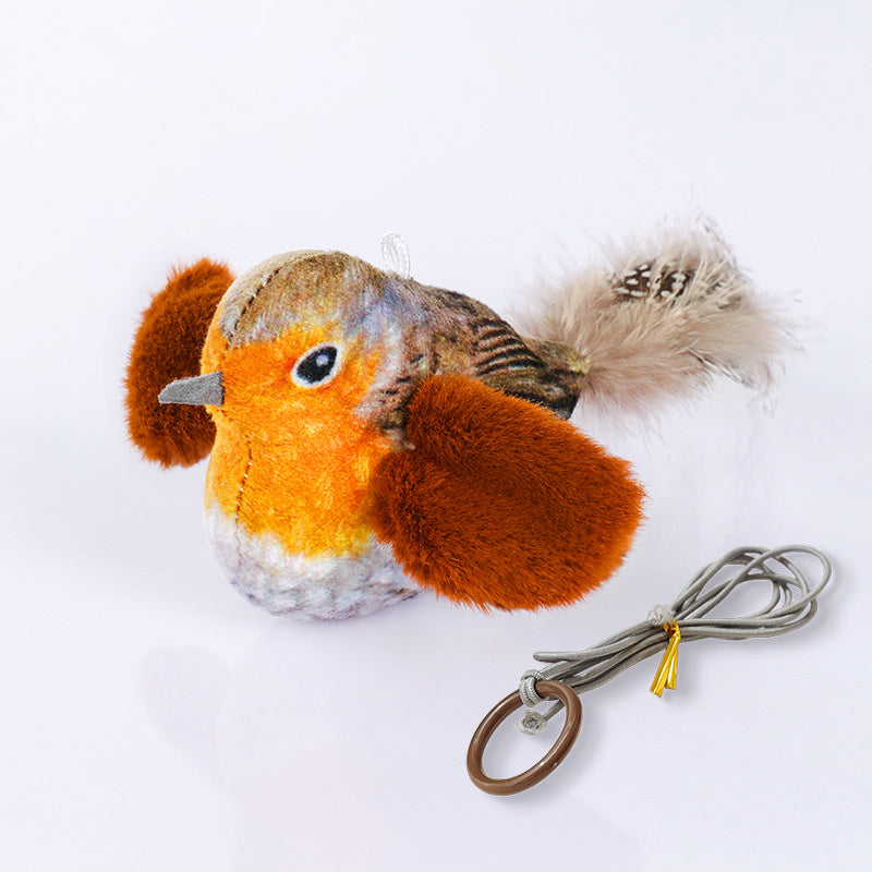 Interactive Bird Cat Toy for Indoor Cats - Telepluscomtr cat toy bird flappy chase