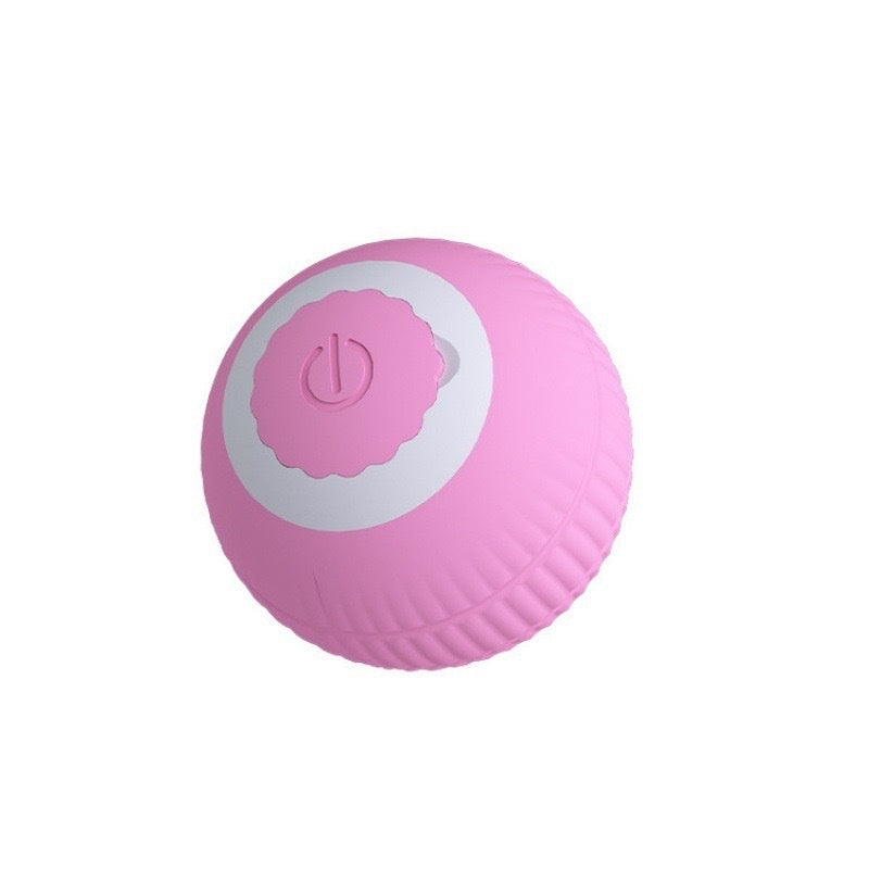 Interactive Cat Toy Ball USB Rechargeable Automatic Rolling Pet Enrichment