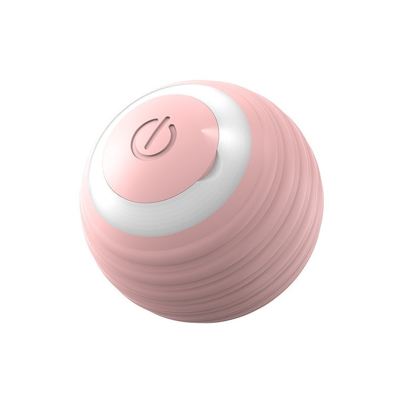 Interactive Cat Toy Ball USB Rechargeable Automatic Rolling Pet Enrichment