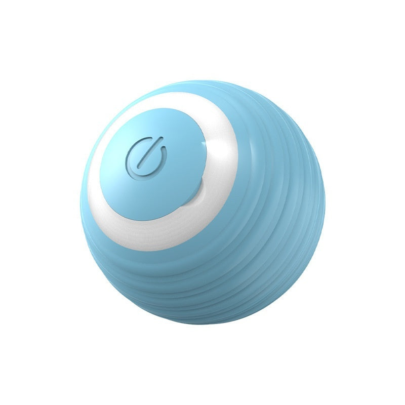Interactive Cat Toy Ball USB Rechargeable Automatic Rolling Pet Enrichment