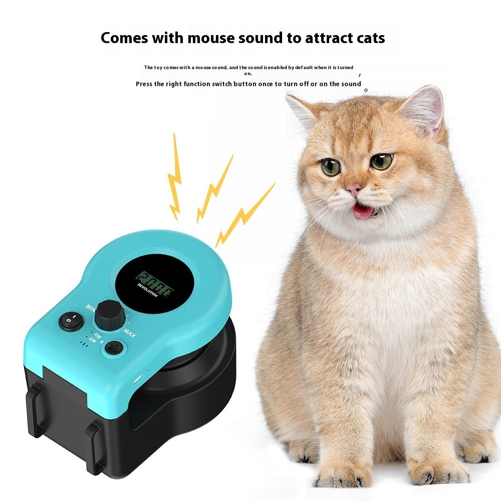 Interactive Cat Toy USB Rechargeable Automatic Running with LCD Display