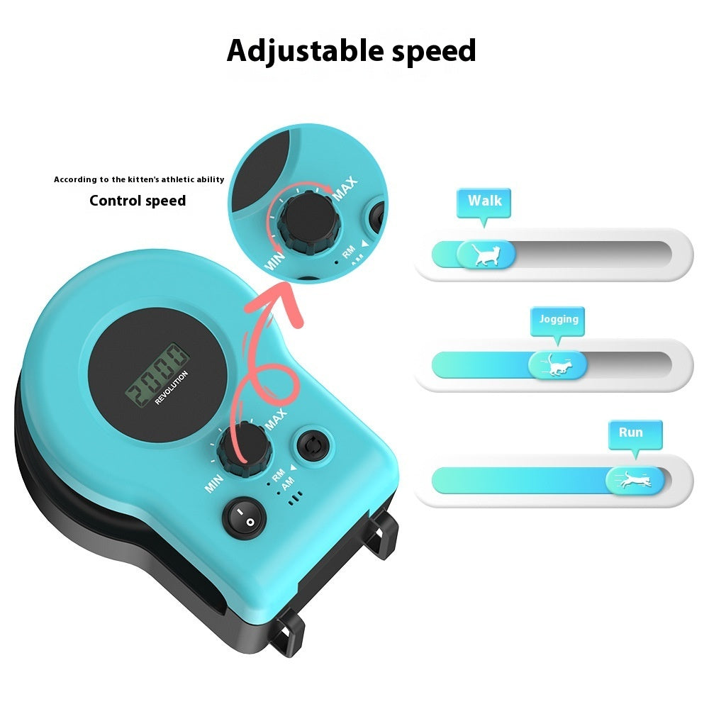 Interactive Cat Toy USB Rechargeable Automatic Running with LCD Display