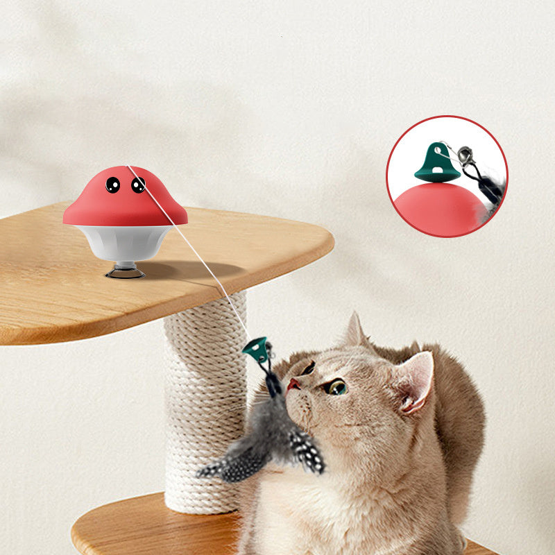 Interactive Cat Wand Toy Durable ABS Material for Pet Play and Exercise - Teleplus cat wand