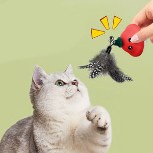 Interactive Cat Wand Toy Durable ABS Material for Pet Play and Exercise - Teleplus cat wand