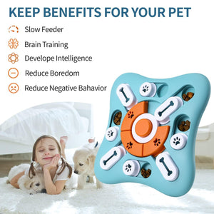 Interactive Light Blue Dog Toy with Sound ABS Durable Chew Pet - Teleplus