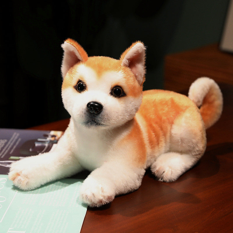 Interactive Posture Akita Ordinary Style Cat Toy Standing Sitting Lying Plush - Teleplus posture akita [ordinary style]