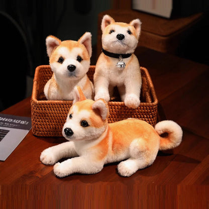 Interactive Posture Akita Ordinary Style Cat Toy Standing Sitting Lying Plush - Teleplus posture akita [ordinary style]