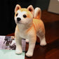 Interactive Posture Akita Ordinary Style Cat Toy Standing Sitting Lying Plush - Teleplus posture akita [ordinary style]