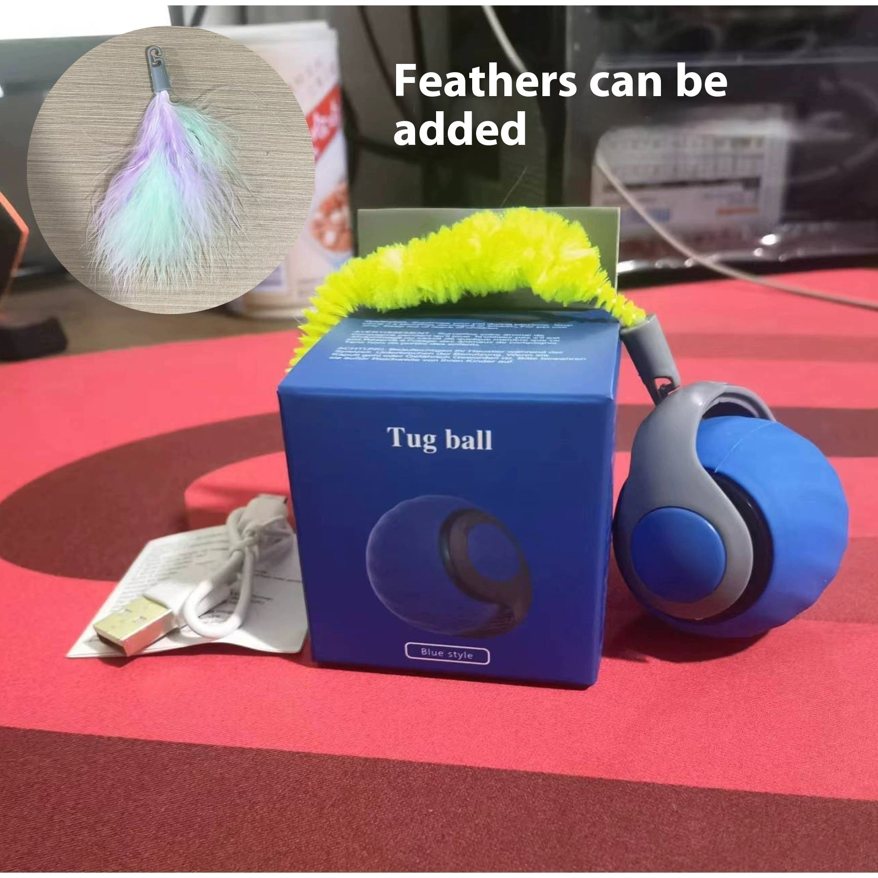 Interactive Silicone Cat Toy USB Rechargeable Bite for Pets - cat toy