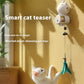 Interactive USB Rechargeable Cat Toy with Feather and Retractable Rope - Teleplus