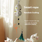 Interactive USB Rechargeable Cat Toy with Feather and Retractable Rope - Teleplus