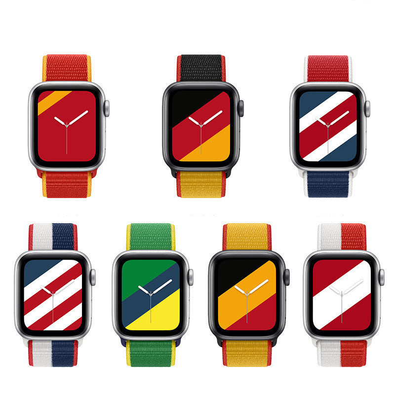 International Flag Nylon Loop Strap for Watches and Accessories - Teleplus international flag nylon loop strap united