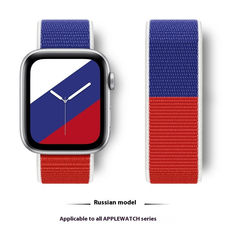 International Flag Nylon Loop Strap for Watches and Accessories - Teleplus international flag nylon loop strap united