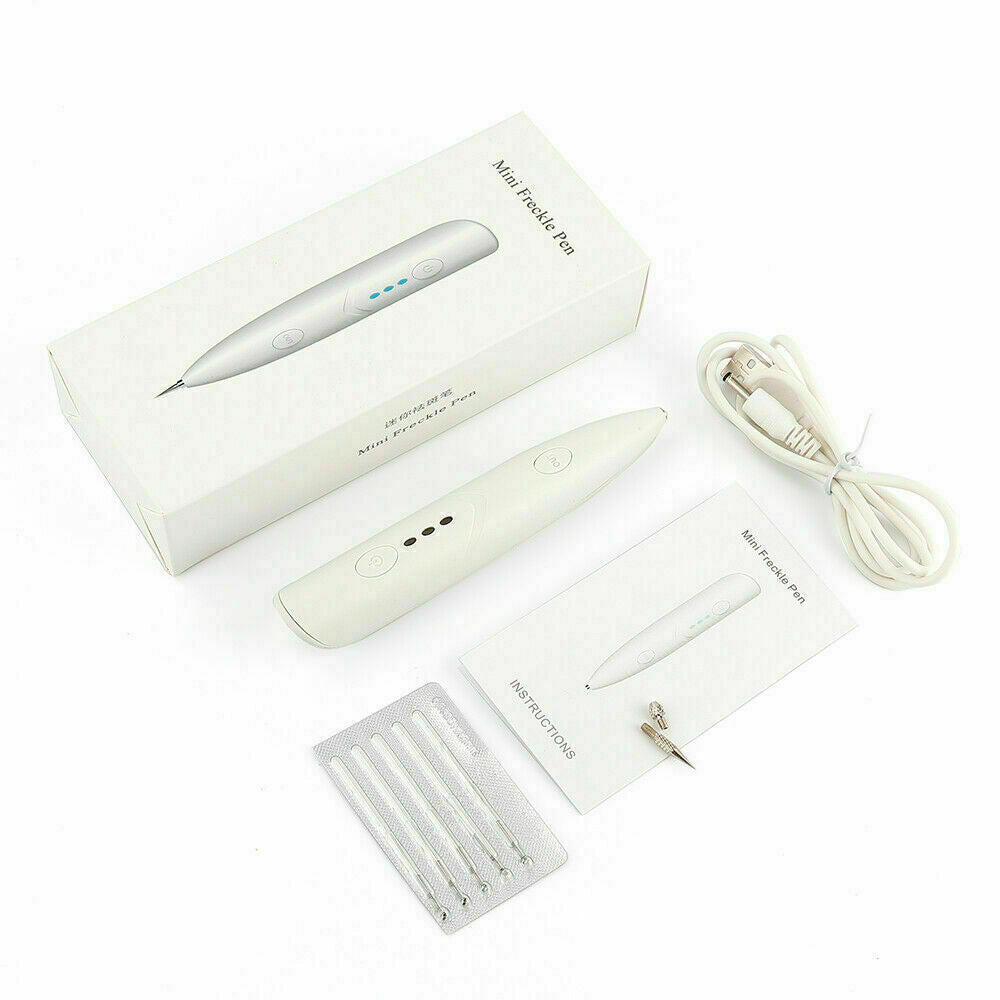 Ion Laser Freckle Skin Mole Dark Spot Remover Face Wart Tag Tattoo Removal Pen - Zap Away Freckles with Ion Laser Magic