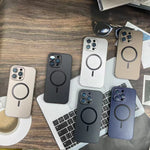 iPhone 16 Series Metal Frame Magnetic Shockproof Phone Case - Teleplus iphone16 series metal frame magnetic phone case