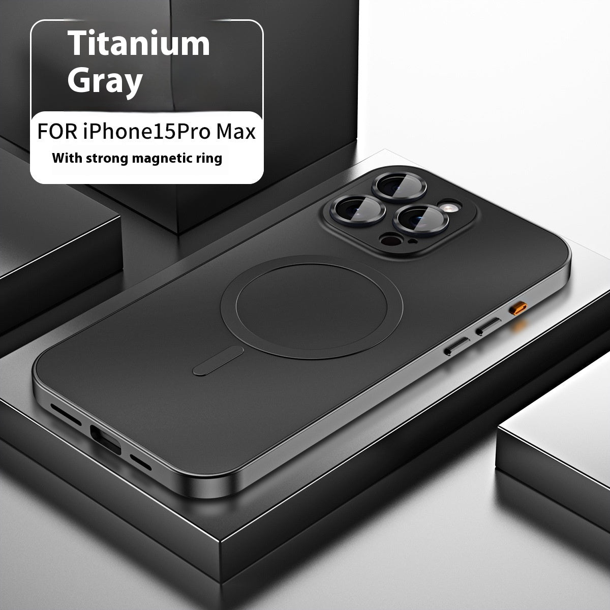 iPhone 16 Series Metal Frame Magnetic Shockproof Phone Case - Teleplus iphone16 series metal frame magnetic phone case