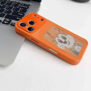 iPhone 17 Series Phone Case TPU PC Solid Color Cover Black White Gray Orange - phone case