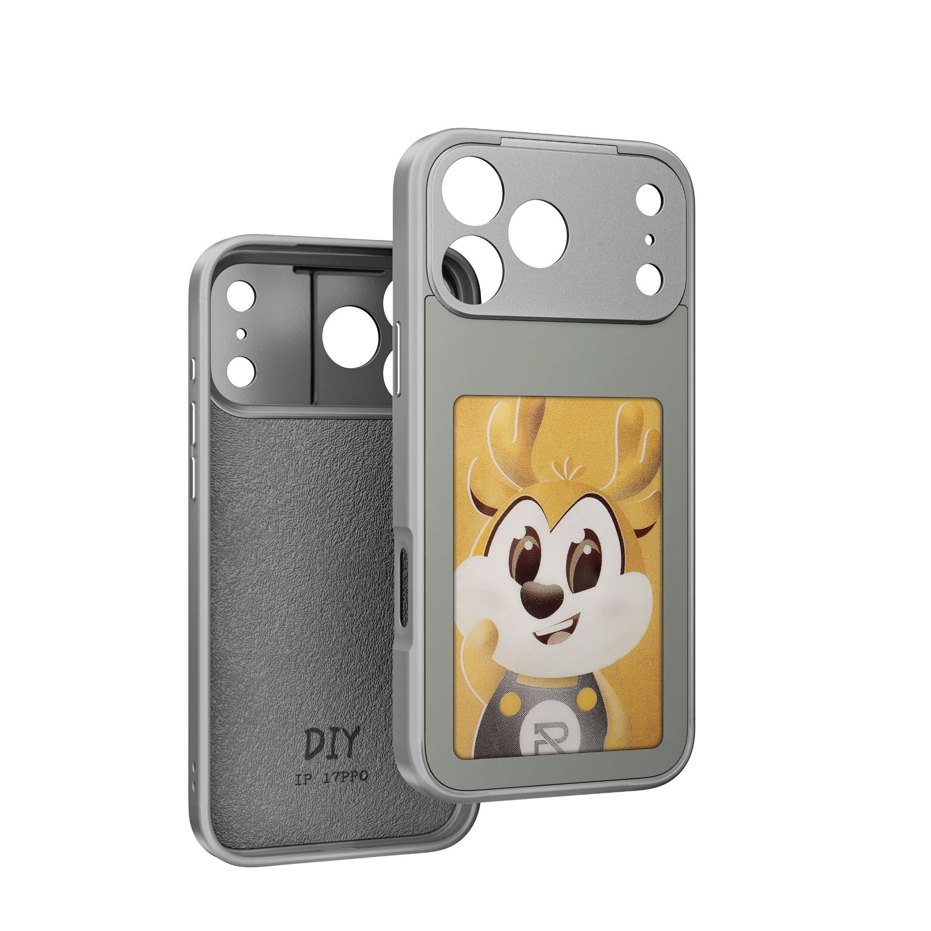 iPhone 17 Series Phone Case TPU PC Solid Color Cover Black White Gray Orange - phone case