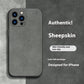 iPhone Simple Sheepskin Mobile Phone Shell with Stylish Lamb Design - iphone simple sheepskin mobile phone shell high