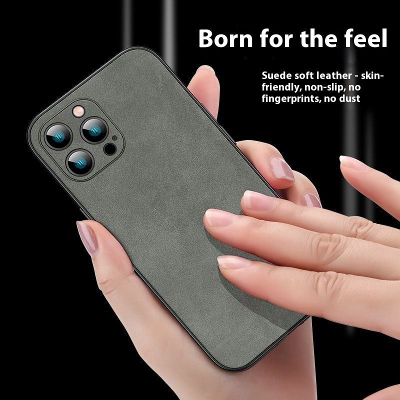 iPhone Simple Sheepskin Mobile Phone Shell with Stylish Lamb Design - iphone simple sheepskin mobile phone shell high