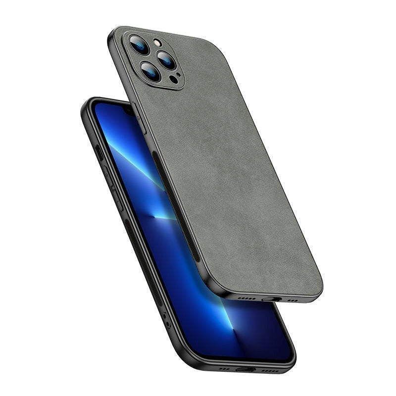 iPhone Simple Sheepskin Mobile Phone Shell with Stylish Lamb Design - iphone simple sheepskin mobile phone shell high