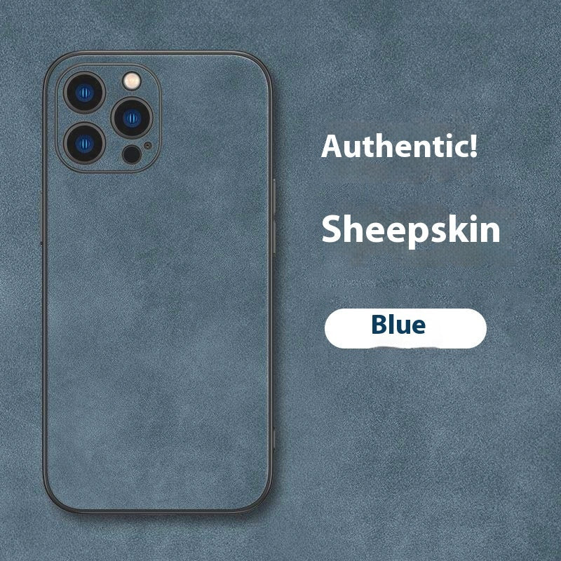 iPhone Simple Sheepskin Mobile Phone Shell with Stylish Lamb Design - iphone simple sheepskin mobile phone shell high