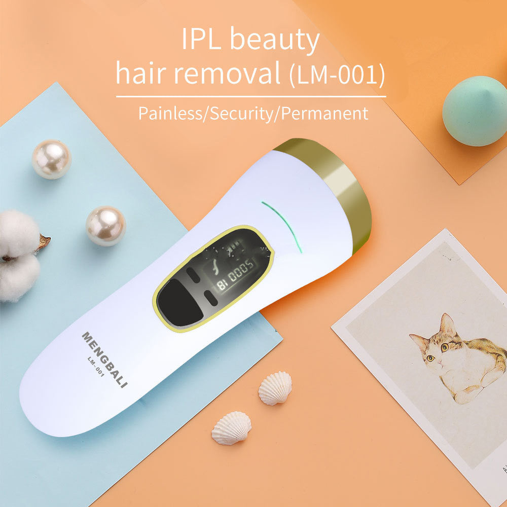 IPL Pulse Elbow Hair Removal Device with Goggles Aloe Vera Gel and Charger - Made Fun Instrument ipl pulse elbow hair
