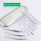 Stainless Steel Acne Needle Suit with Iron Box for Skin Care and Pimple Treatment - Tackle Pimples Tools iron box