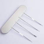 Stainless Steel Acne Needle Suit with Iron Box for Skin Care and Pimple Treatment - Tackle Pimples Tools iron box