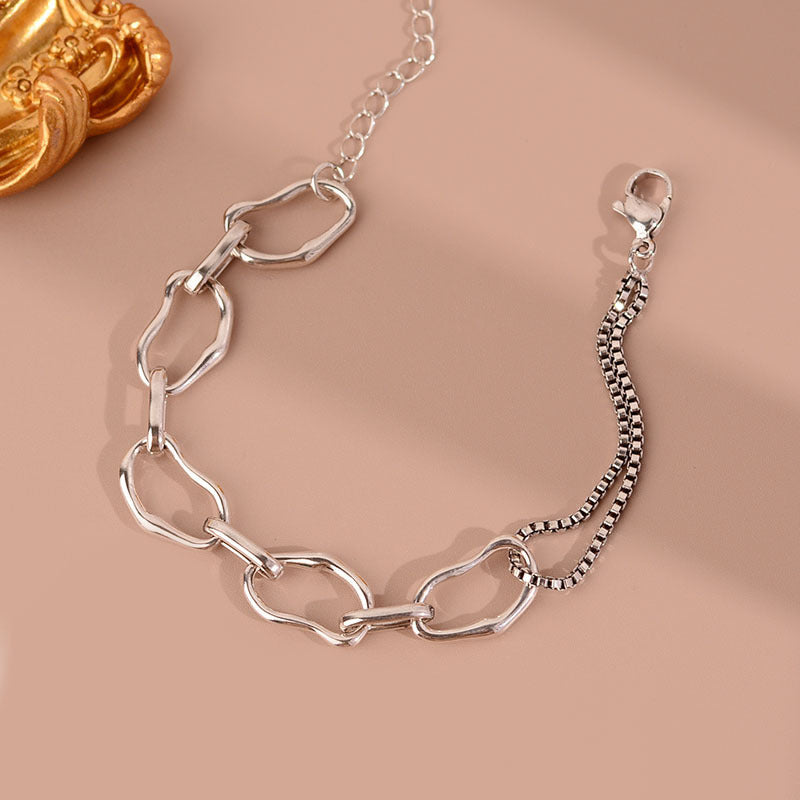 Irregular Chain Geometric Bracelet For Women - Irregular Chain Geometric Bracelet for Women