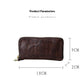 Italian Cowhide Long Wallet with Mobile Phone Bag for United States Buyers - That Time Travelled From Your Granddad’s