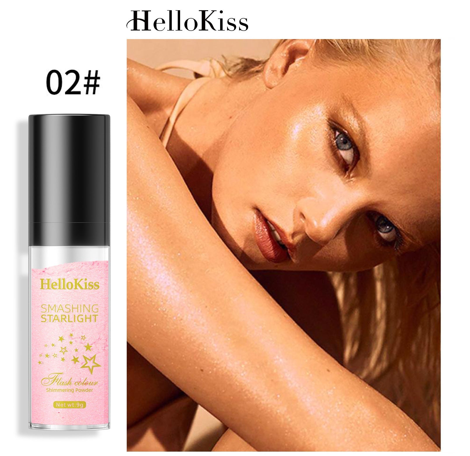 Ivory White Body Highlight Powder for Contouring and Repair - Teleplus body highlight powder repair