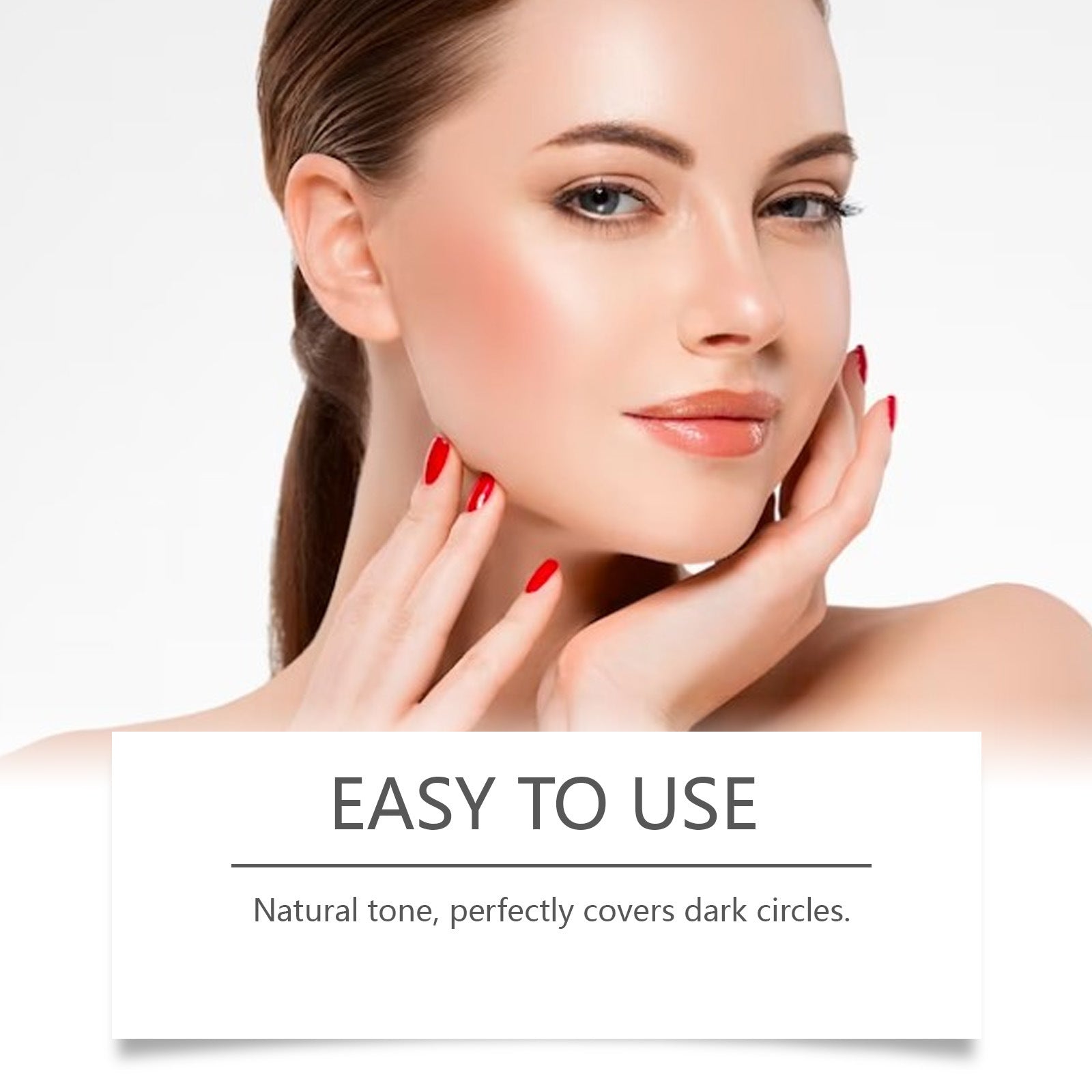 Ivory White Concealer with Light Texture Fit for Natural Coverage - Teleplus concealer light texture fit