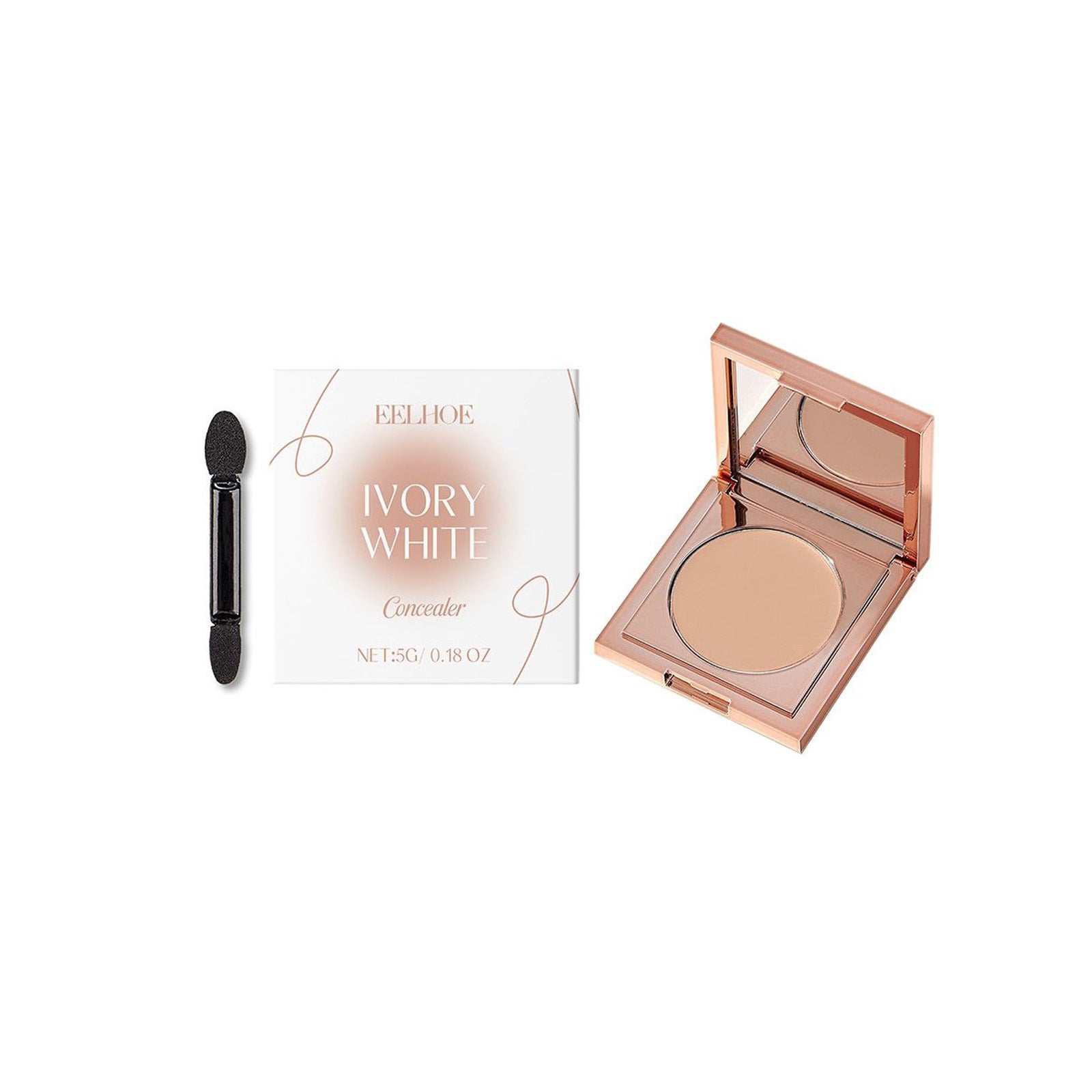 Ivory White Concealer with Light Texture Fit for Natural Coverage - Teleplus concealer light texture fit
