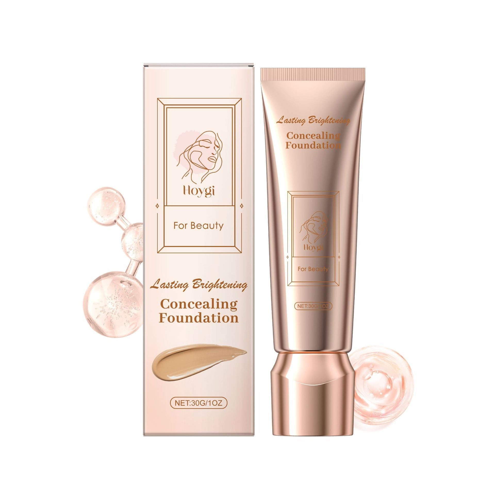 Ivory White Liquid Foundation for Concealing and Moisturizing Skin - Teleplus concealing foundation moisturizing