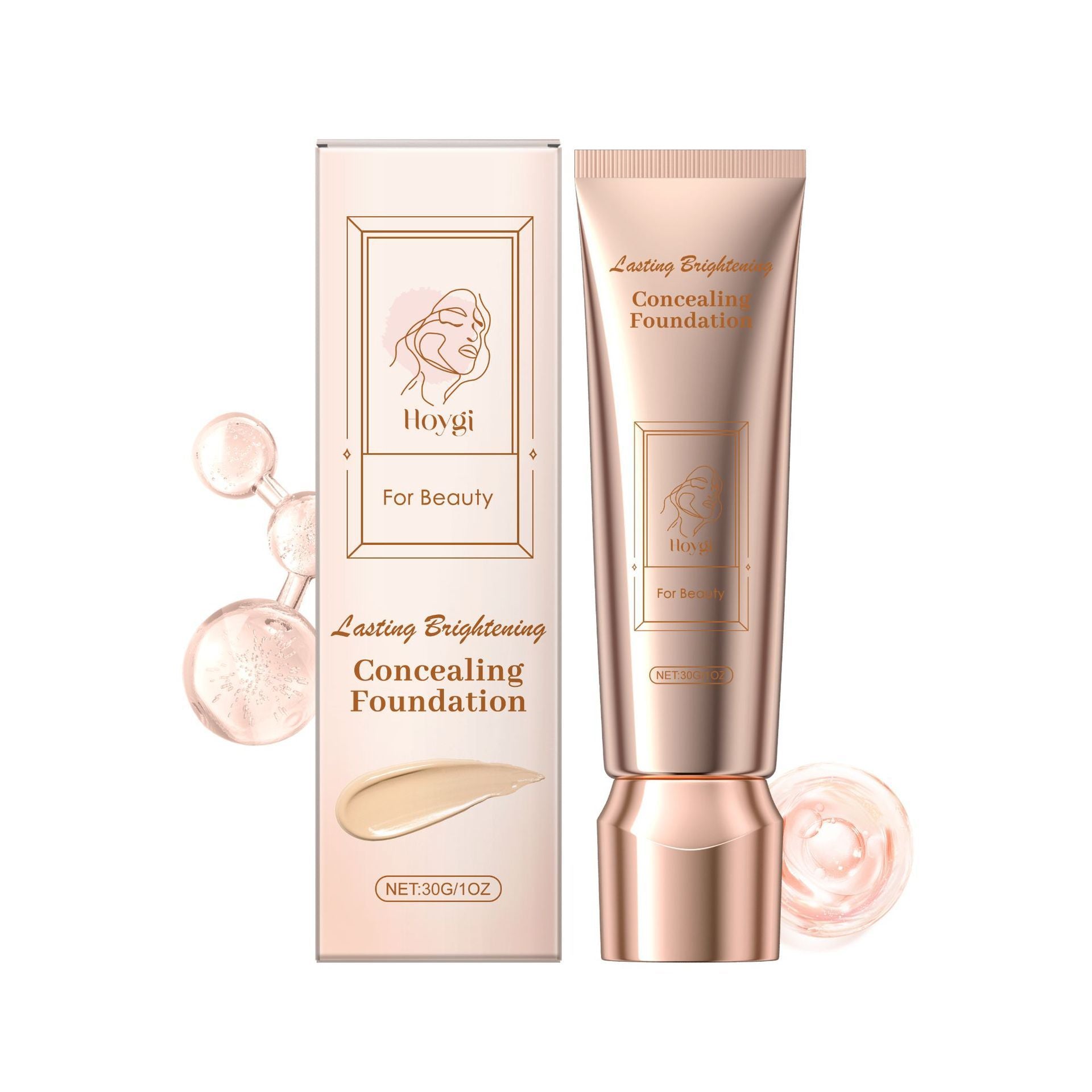 Ivory White Liquid Foundation for Concealing and Moisturizing Skin - Teleplus concealing foundation moisturizing