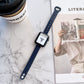 Iwatch7 Small Barbour Waist Leather Strap IWatch Iwatch123456se Double Nail Thin Model - Iwatch7 Small Barbour Leather