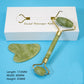 Heart-Shaped Zinc Alloy Massage Tool for Physiotherapy Scraping and Jade Roller - Laughs Relaxation jade roller