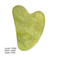 Heart-Shaped Zinc Alloy Massage Tool for Physiotherapy Scraping and Jade Roller - Laughs Relaxation jade roller
