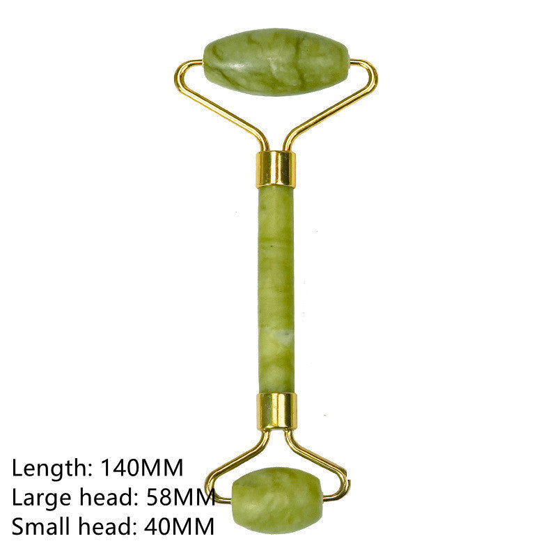Heart-Shaped Zinc Alloy Massage Tool for Physiotherapy Scraping and Jade Roller - Laughs Relaxation jade roller