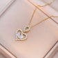 Japanese And Korean Style Love Titanium Steel Ornament Simple Necklace Temperament Clavicle Chain - Titanium Steel Love