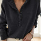 Japanese Korean Casual Deer Plush Pullover Sweater Button Up Polyester Top - Teleplus