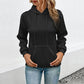 Japanese Korean Casual Pullover Sweatshirt with Pockets Polyester Unisex