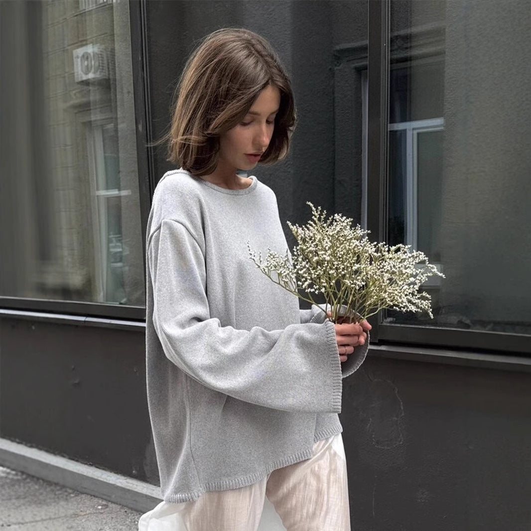 Japanese Korean Cotton Pullover Sweatshirt Casual Loose Fit S M L Sizes - Teleplus