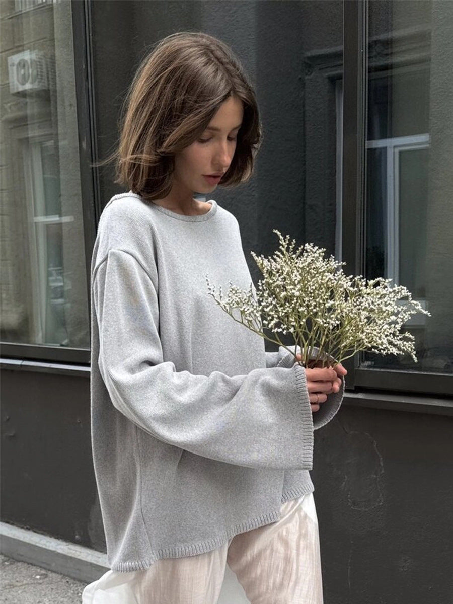 Japanese Korean Cotton Pullover Sweatshirt Casual Loose Fit S M L Sizes - Teleplus