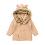 Japanese Style Knitted Coat for Infants UV Protection Suitable United States - Teleplus Infant united states chf